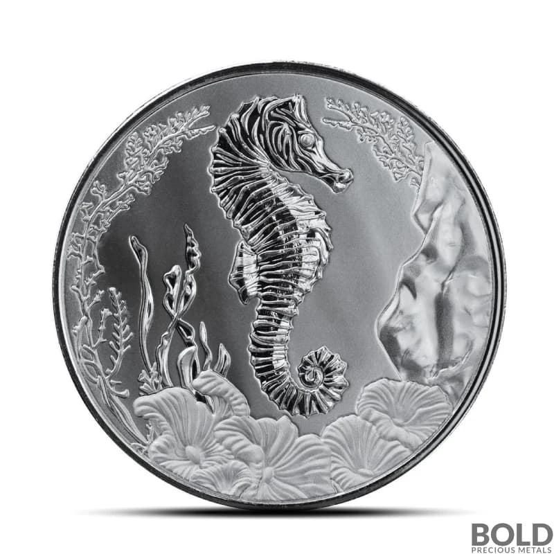 2025 1 oz Samoa Seahorse Silver Coin