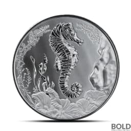 2025 1 oz Samoa Seahorse Silver Coin