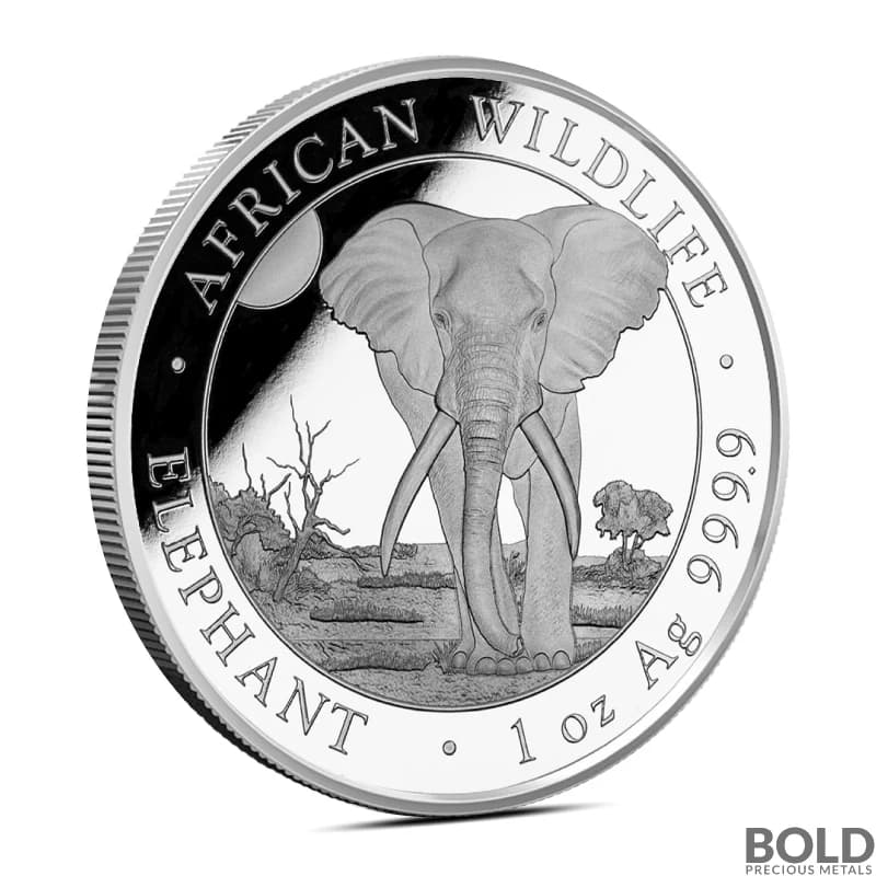 2025 1 oz Somalia Elephant Silver Coin (BU)