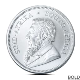 2025 1 oz South Africa Krugerrand Silver Coin (BU)-Impaired