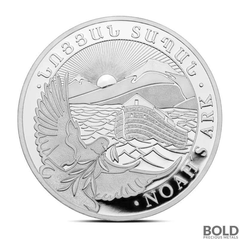 2025 10 oz Armenia Noah's Ark Silver Coin (BU)