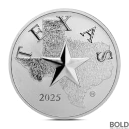 2025 2 oz Texas Mint Cowboy Silver Round (Reverse Proof)