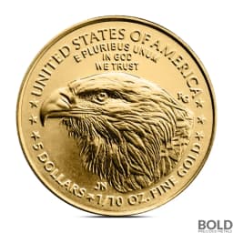 2025 1/10 oz American Eagle Gold Coin (BU)