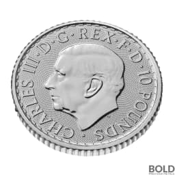 2025 1/10 oz Great Britain Britannia Platinum Coin (BU)