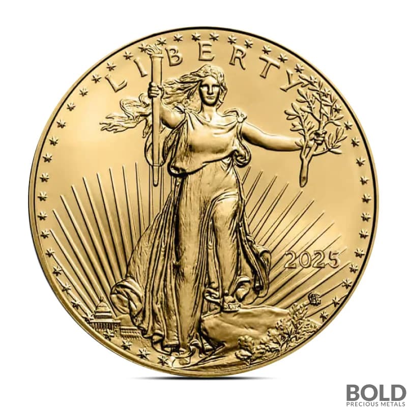 2025 1/2 oz American Eagle Gold Coin (BU)