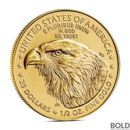 2025 1/2 oz American Eagle Gold Coin (BU)