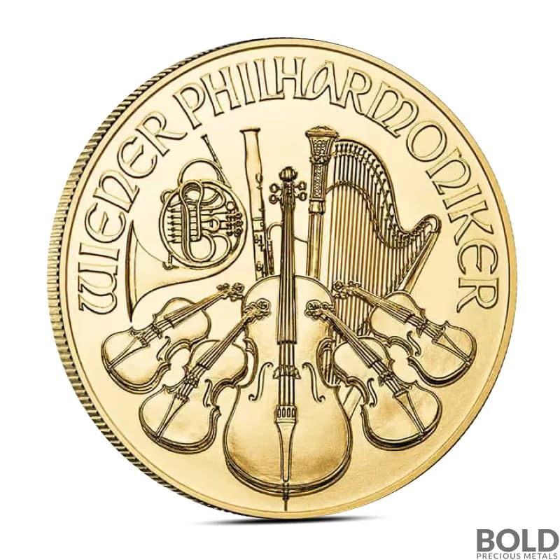 2025 1/2 oz Austrian Philharmonic Gold Coin (BU)