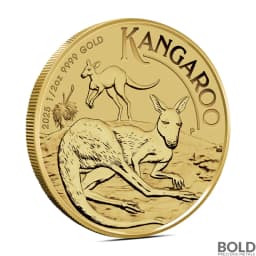 2025 1/2 oz Australian Kangaroo Gold Coin (BU)
