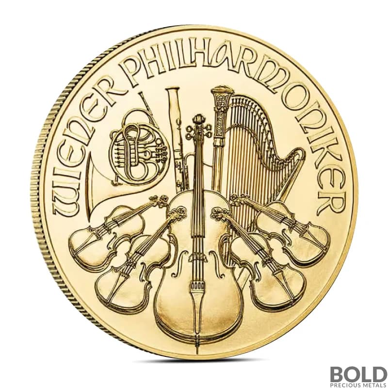 2025 1/4 oz Austrian Philharmonic Gold Coin (BU)