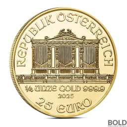 2025 1/4 oz Austrian Philharmonic Gold Coin (BU)