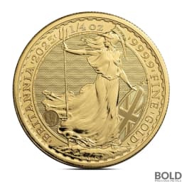 2025 1/4 oz British Britannia Gold Coin (BU)