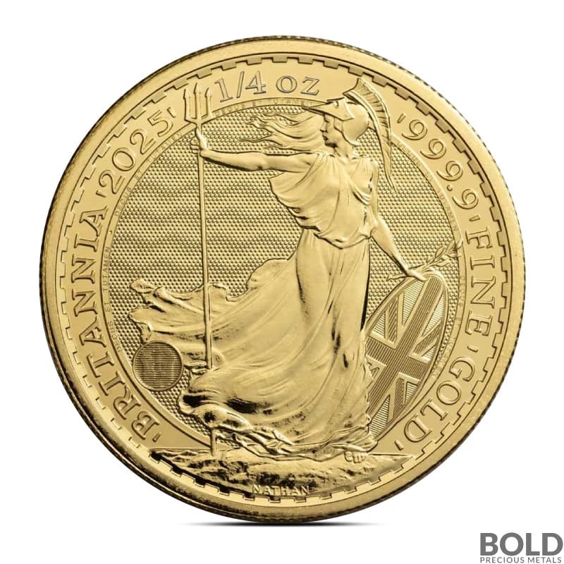 2025 1/4 oz British Britannia Gold Coin (BU)
