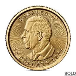2025 1/4 oz Canadian Maple Leaf Gold Coin (BU)