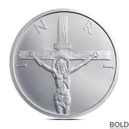 2025 1 oz Shield Crucifixion Silver Round (BU)