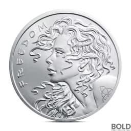 2025 1 oz Shield Freedom Girl Silver Round (BU)