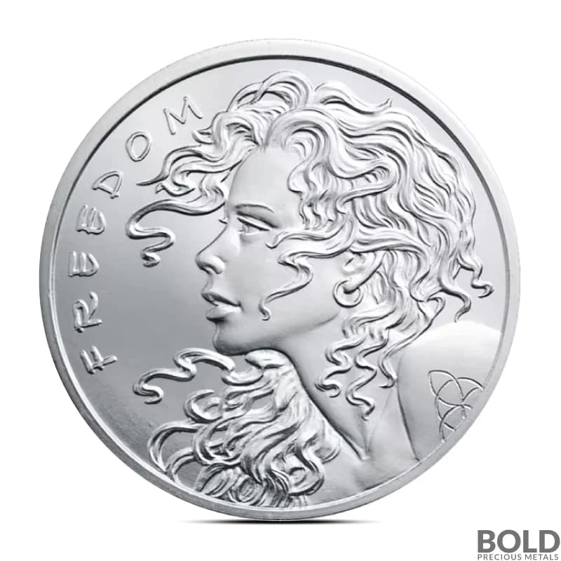2025 1 oz Shield Freedom Girl Silver Round (BU)