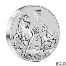 2026 1 Kilo Perth Lunar Year of the Horse Silver Coin (BU)