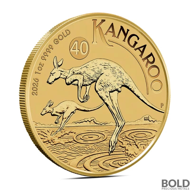 2026 1 oz Australian Kangaroo Gold Coin (BU)