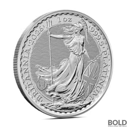 2026 1 oz British Britannia Platinum Coin (BU)