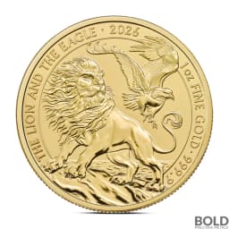 2026 1 oz British Lion and American Eagle Gold Coin (BU)