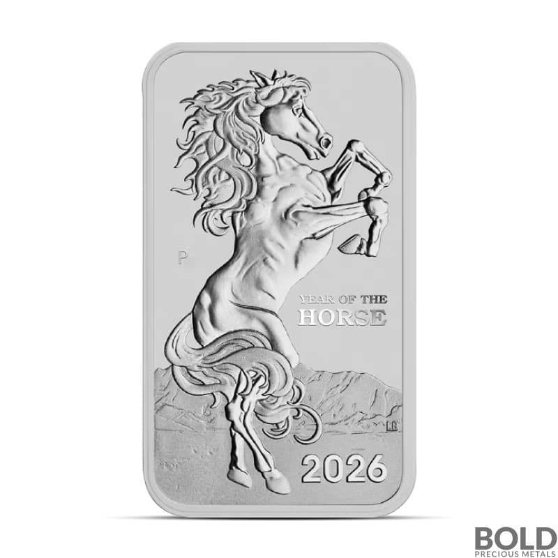 2026 1 oz Perth Horse Silver Bar