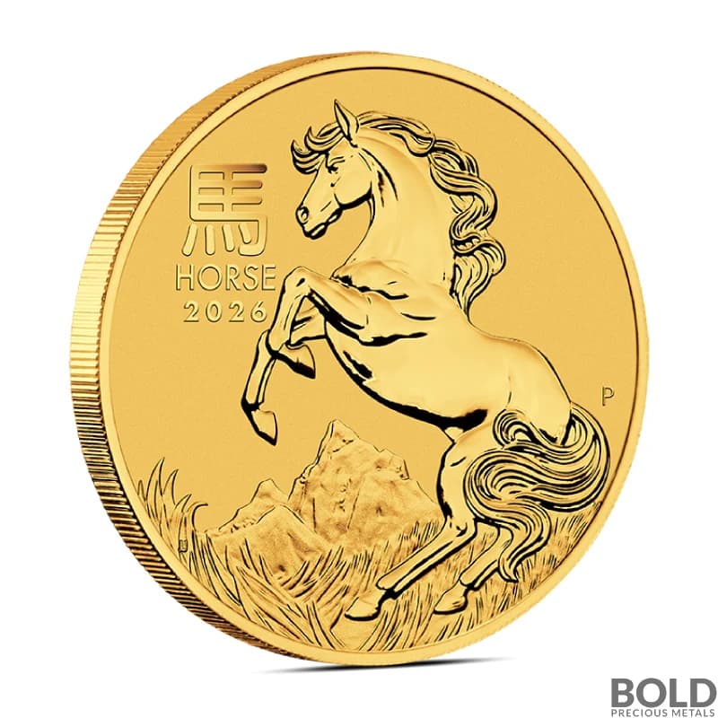 2026 1/10 oz Perth Lunar Year of the Horse Gold Coin (BU)