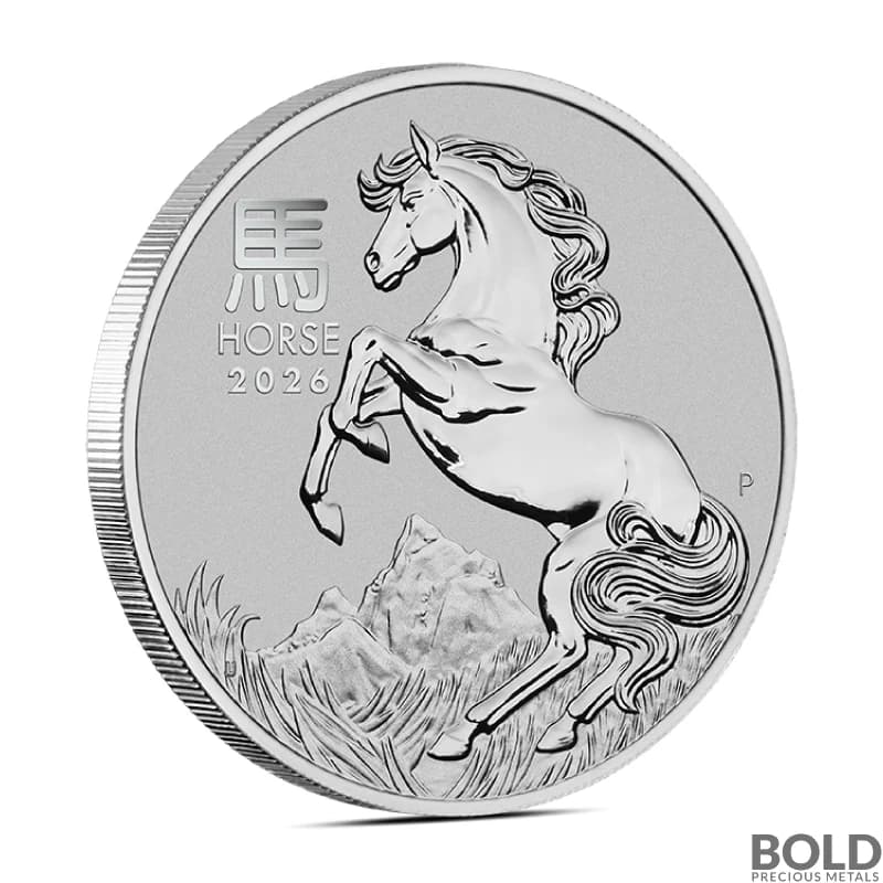 2026 1 oz Perth Lunar Year of the Horse Platinum Coin (BU)
