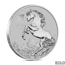 2026 1 oz Perth Lunar Year of the Horse Platinum Coin (BU)