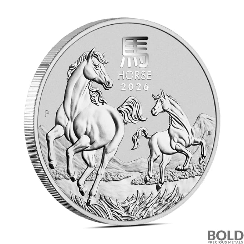 2026 1/2 oz Perth Lunar Year of the Horse Silver Coin (BU)
