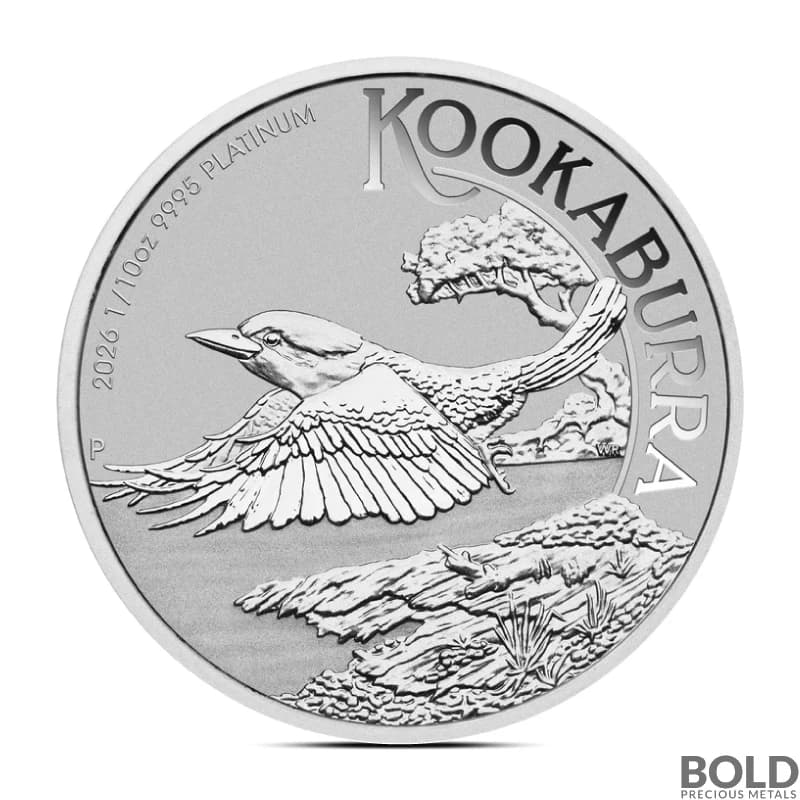 2026 1/10 oz Australian Kookaburra Platinum Coin (BU)