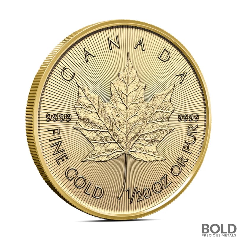 2026 1/20 oz Canadian Maple Leaf Gold Coin (BU)