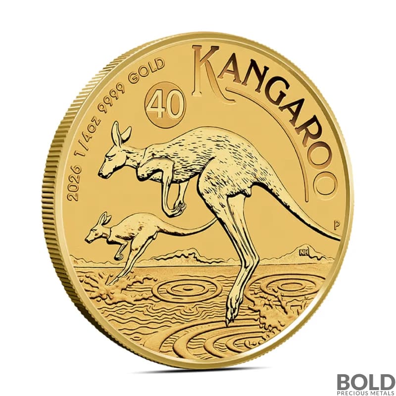 2026 1/4 oz Australian Kangaroo Gold Coin (BU)