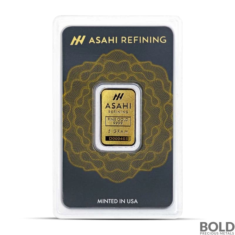 5 Gram Asahi Gold Bar