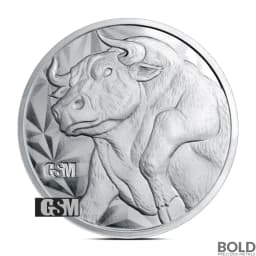 5 oz Bull and Bear Silver Round (GSM)