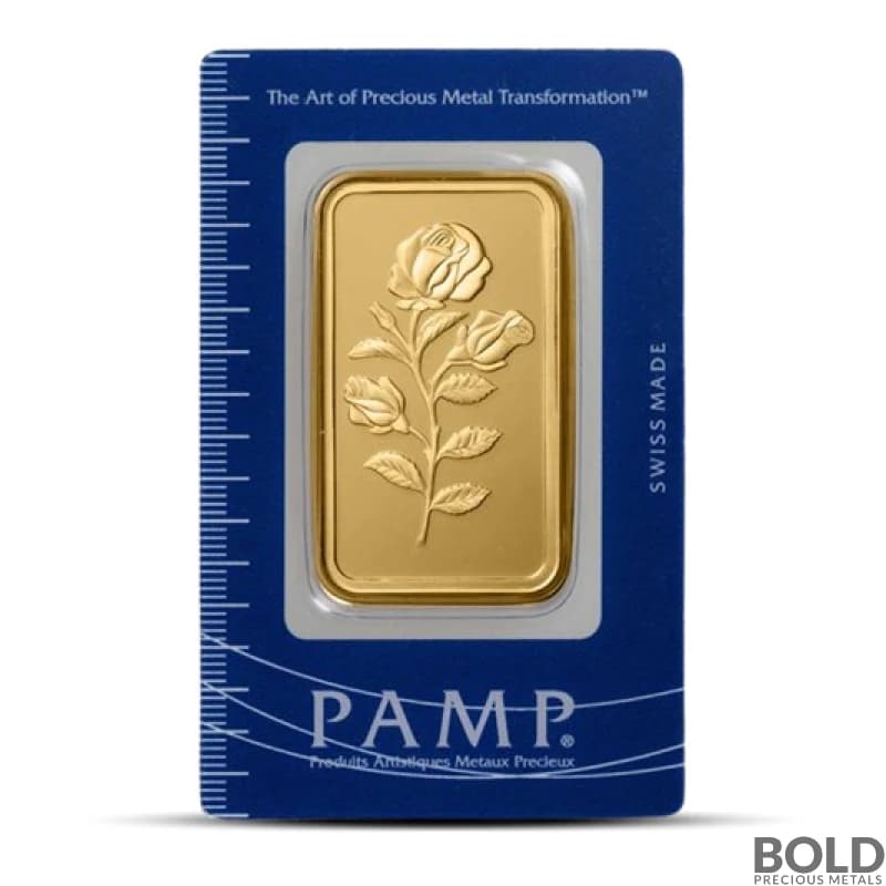 50 Gram PAMP Rosa Gold Bar