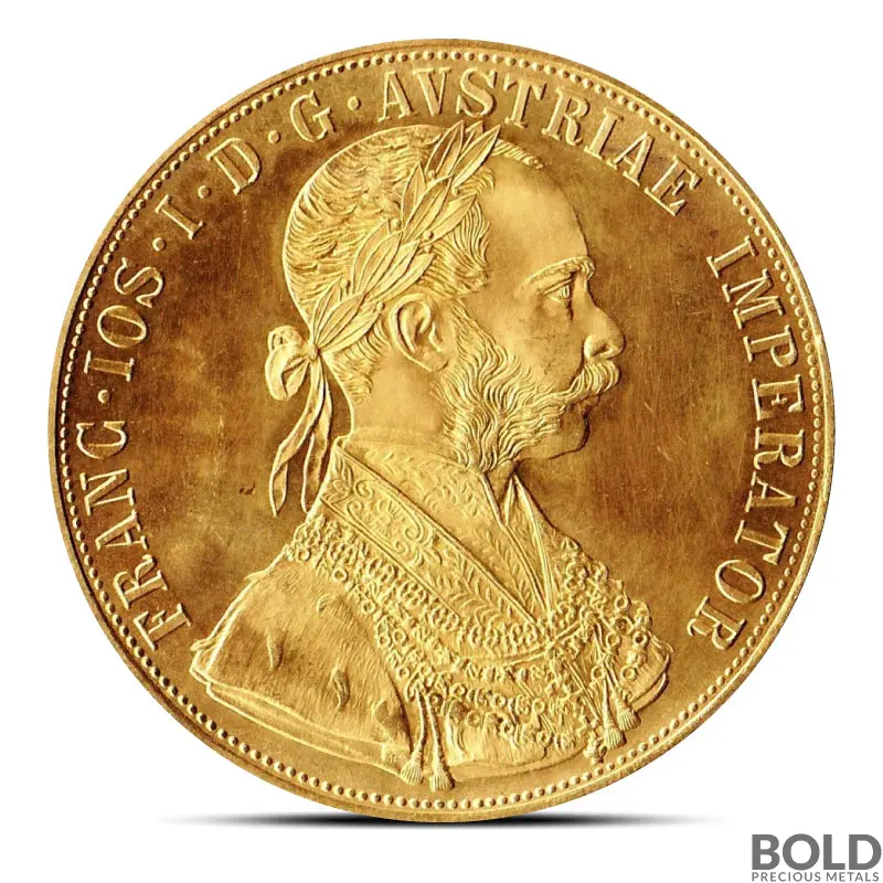 4 Ducat Austrian Gold Coin (Avg. Circ)
