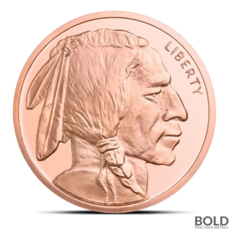 2 oz Buffalo Copper Round (Golden State Mint)