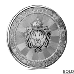 1 oz Scottsdale Cowboy with Buffalo Privy Silver Round