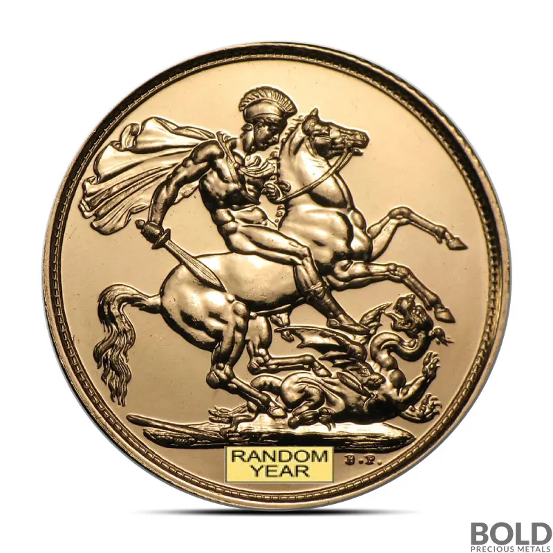 Gold World English Memorial Sovereign Queen