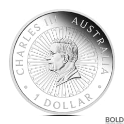 2024 1 oz Great Southern Land Chrysoprase Silver Coin (Proof)