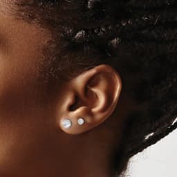 sterling-silver-rh-plated-cz-bezel-post-earrings-set