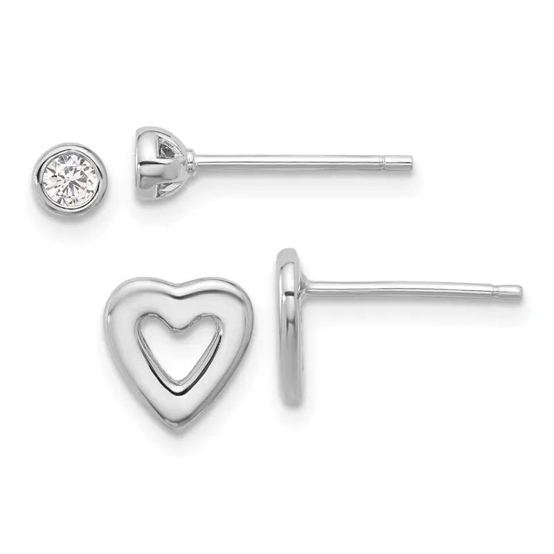 rhodium-plated-cz-and-heart-post-earrings-set-ss