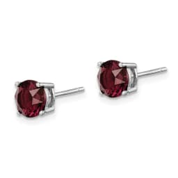 rhodium-plated-burgundy-crystal-birthstone-earrings-ss