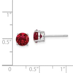 rhodium-plated-red-crystal-birthstone-earrings-ss