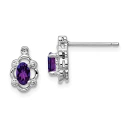 buy-rhodium-plated-amethyst-and-diam-earrings-sterling-silver