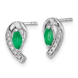 10k-white-gold-1-20ct-diamond-and-emerald-earrings