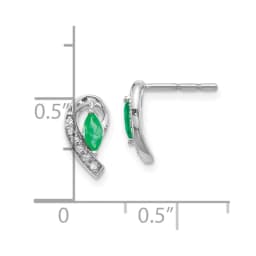 10k-white-gold-1-20ct-diamond-and-emerald-earrings