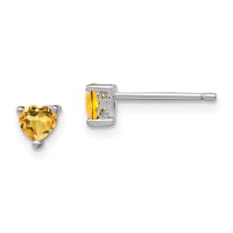 sterling-silver-rhodium-plated-heart-citrine-post-earrings