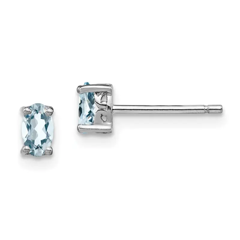 sterling-silver-rhodium-plated-oval-aquamarine-post-earrings