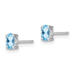 sterling-silver-rhodium-plated-oval-aquamarine-post-earrings